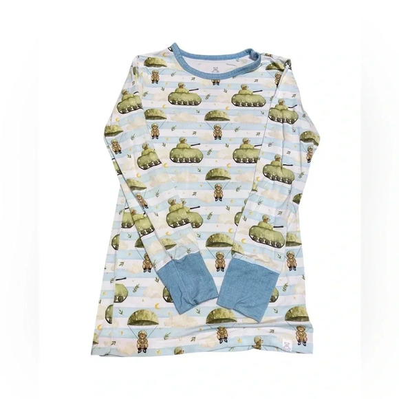 🧸 Little Snuggles 2 piece boys paja size 8T🧸 L/11 - Picture 2 of 7